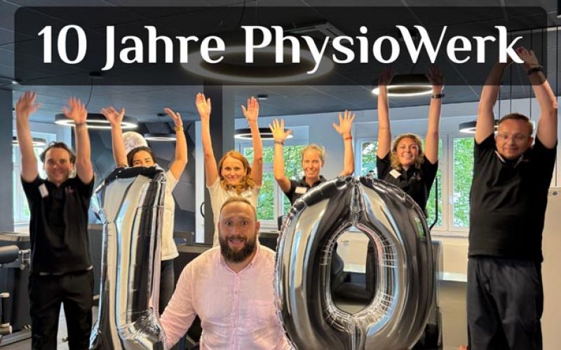 10 Jahre PhysioWerk – Wir feiern Jubiläum!