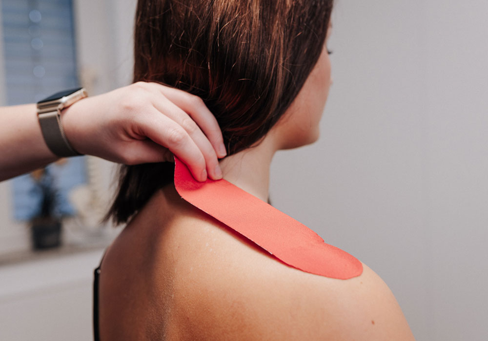 Behandlung Kinesio Tape